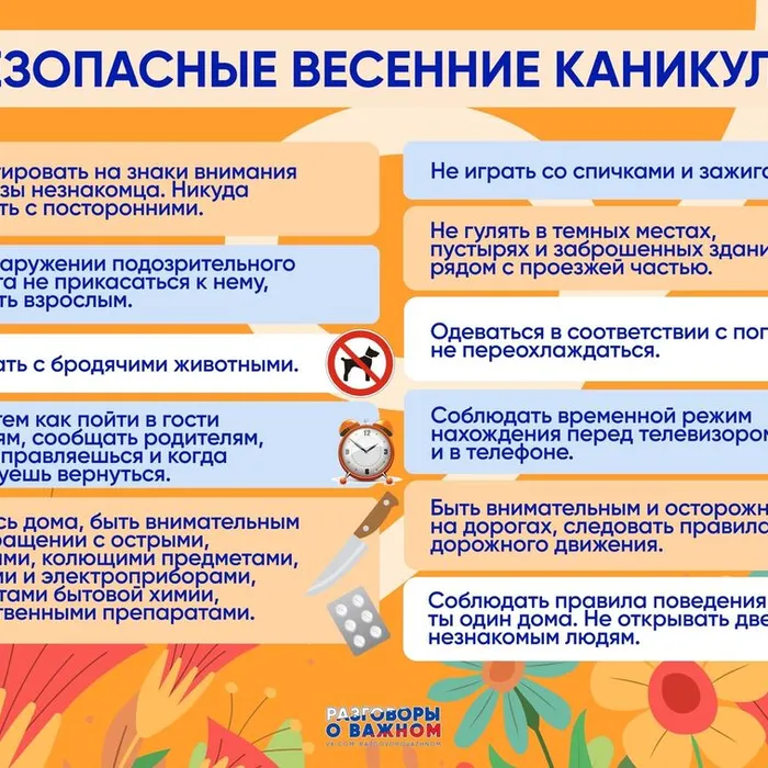 Весенние каникулы